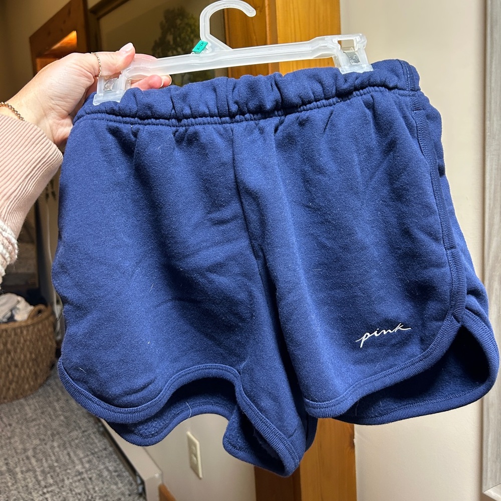 PINK Victoria's Secret Dark Blue Shorts
